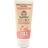 Suntribe Kids Mineral Sunscreen ralisierende schützende Creme für das Gesicht und Körper für Kinder 100 ml