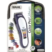 Wahl ColorPro, Blau, Weiß, 2,5 cm, 1,5 mm, Lithium-Ion (Li-Ion), 155,7 mm, 79,5 mm