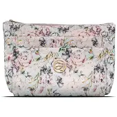 Gillian Jones - 3-room cosmetic bag Rose flowerprint - Toilettaske