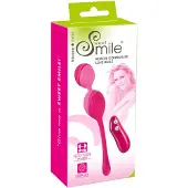 Sweet Smile SMILE Liebeskugeln - Funkvibrations-Ei - 82g (pink)