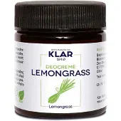 Klar Deocreme Lemongras, 30ml, Geruchsneutralisierend und Pflegend