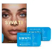 Swati 1-Monats-Kontaktlinsen Aquamarine