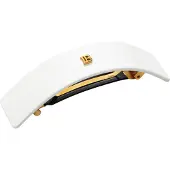 Balmain Hair Hair Couture Haarspangen HC Cellulose Acetate Barrette pour Cheveux White 1 Stk.