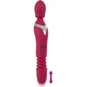 Javida Thrusting - 3-in-1 Massagevibrator (rot)
