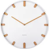 Karlsson - Wanduhr Grace - Weiß - Ø40cm