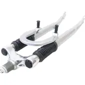 Vwp Vorderradgabel 28 elastisch hybrid Zoll 1 Zoll Silber