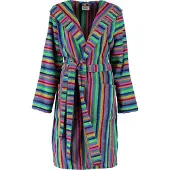 Cawö Bademantel 7049 Kort Kapuze Multi Damen-36 / 38