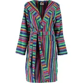 Cawö Bademantel 7049 Kort Kapuze Multi Damen-40 / 42