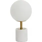 Light & Living Design table lamp Medina white with gold 35cm