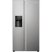 Haier - HSR5918DIMP - Side-by-Side - Edelstahl - NoFrost - Festwasseranschluß