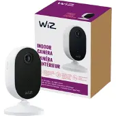 WiZ Connected Indoor Kamera, Drinnen, Verkabelt & Kabellos, Amazon Alexa & Google Assistant, Tisch/Wand, Weiß, Sphärisch