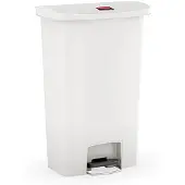 Rubbermaid 1883557, 49 l, Rechteckig, Kunststoff, Harz, Weiß, Terrasse, Kunststoff