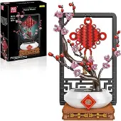 Mould King 10014 Flower World Blume Chinesische Pflaume Geschenk