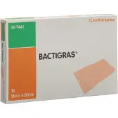 Smith&Nephew Bactigras Antiseptische Paraffingaze 15x 10 St