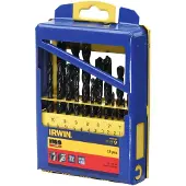 Irwin WIERTLO METAL HSS DIN-338 KOMPLET 19szt. 1.0 - 10.0 mm co 0.5 mm