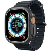 Spigen Thin Fit Bumper für das Apple Watch Ultra / Ultra 2 / Ultra 3 - 49 mm - Schwarz