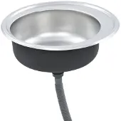 vidaXL Einbauspüle mit Sieb und Siphon Edelstahl
