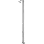 vidaXL Gartendusche 215 cm Edelstahl