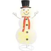 vidaXL SnowGlow Weihnachtsschneemann 184 cm Weiß mit LED Lichtern - 200 Lichter