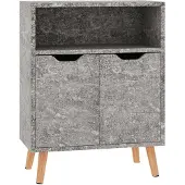 vidaXL Sideboard Betongrau 60x30x72 cm Holzwerkstoff