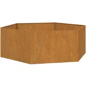 vidaXL Pflanzkübel Rostig 138x120x45 cm Cortenstahl
