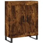 vidaXL Sideboard Räuchereiche 69,5x34x90 cm Holzwerkstoff