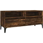 vidaXL TV-Schrank Räuchereiche 100x34,5x44,5 cm Holzwerkstoff