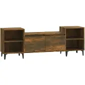 vidaXL TV-Schrank Räuchereiche 160x35x55 cm Holzwerkstoff