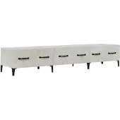 vidaXL TV-Schrank Betongrau 150x34,5x30 cm Holzwerkstoff