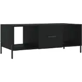 vidaXL Couchtisch Schwarz 102x50x40 cm Holzwerkstoff