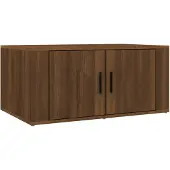 vidaXL Couchtisch Braun Eichen-Optik 80x50x36 cm Holzwerkstoff