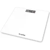Terraillon Tsquare, Elektronische Personenwaage, 180 kg, 100 g, Weiß, kg, lb, ST, Quadratisch