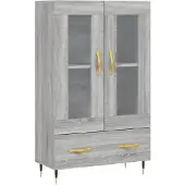 vidaXL Highboard Grau Sonoma 69,5x31x115 cm Holzwerkstoff