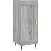 vidaXL Sideboard Grau Sonoma 34,5x34x90 cm Holzwerkstoff