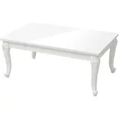 vidaXL Couchtisch Hochglanz-Weiß 100x50x42 cm Holzwerkstoff