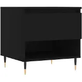 vidaXL Couchtisch Schwarz 50x46x50 cm Holzwerkstoff