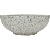 vidaXL Aufsatzwaschbecken Grau Rund Ø41x14 cm Keramik