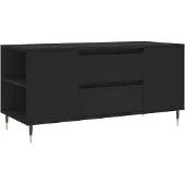 vidaXL Couchtisch Schwarz 102x44,5x50 cm Holzwerkstoff