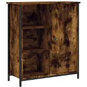 vidaXL Sideboard Räuchereiche 70x30x80 cm Holzwerkstoff