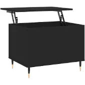 vidaXL Couchtisch Schwarz 60x44,5x45 cm Holzwerkstoff
