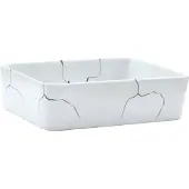 vidaXL Aufsatzwaschbecken Weiß Rechteckig 46x35,5x13cm Keramik