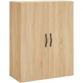 vidaXL Wandschrank Sonoma-Eiche 69,5x34x90 cm Holzwerkstoff