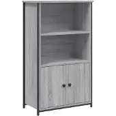 vidaXL Highboard Grau Sonoma 62x32x103,5 cm Holzwerkstoff