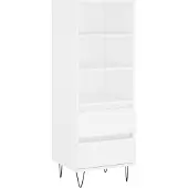 vidaXL Highboard Weiß 40x36x110 cm Holzwerkstoff