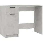 vidaXL Schreibtisch Betongrau 100x50x75 cm Holzwerkstoff