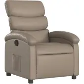 vidaXL Relaxsessel Cappuccino-Braun Kunstleder