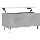 vidaXL Couchtisch Betongrau 90x44,5x45 cm Holzwerkstoff