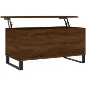 vidaXL Couchtisch Braun Eichen-Optik 90x44,5x45 cm Holzwerkstoff