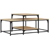 vidaXL Couchtisch Sonoma-Eiche 102x60x45 cm Holzwerkstoff