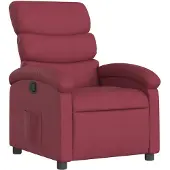 vidaXL Relaxsessel Weinrot Stoff